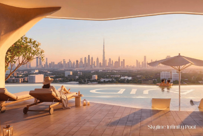 Interior de lujo en Jura Terraces, nuevo proyecto residencial en Dubái